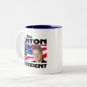 Clinton Forever Tweekleurige Koffiemok (Voorkant links)