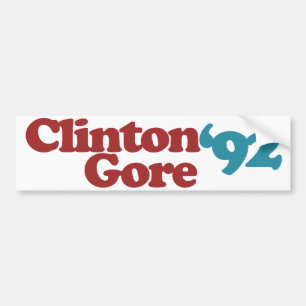 Clinton Gore 1992 Bumpersticker