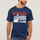 Clinton Gore 1996 Campaign Clinton 1992 T-shirt (Voorkant)