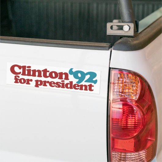 Clinton Gore 92 Bumpersticker (Op Truck)