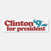 Clinton Gore 92 Bumpersticker (Voorkant)