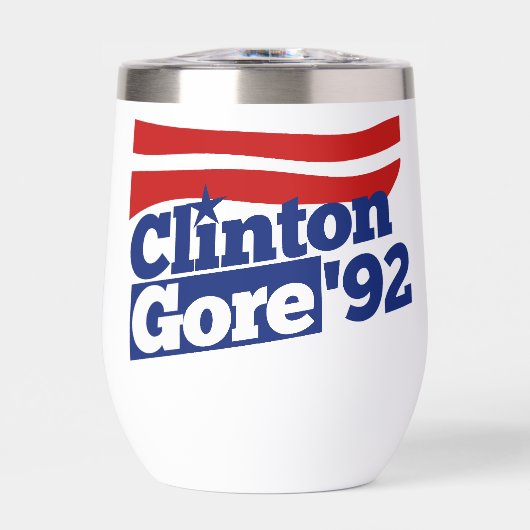 Clinton Gore 92 retro 90s bill clinton al gore (Voorkant)
