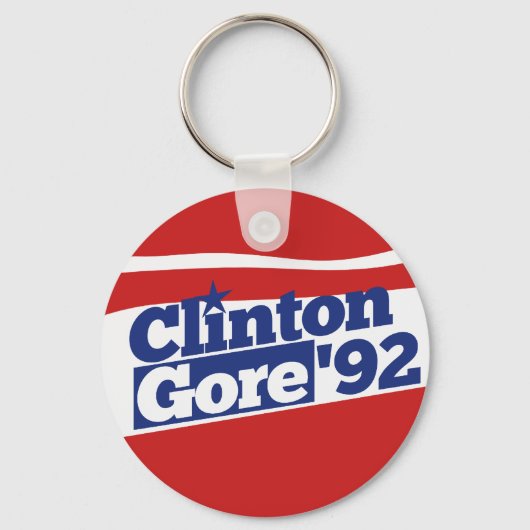 Clinton Gore 92 Sleutelhanger (Achterkant)