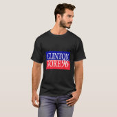 Clinton Gore 96 1996 2024 Campagne T-shirt (Voorkant volledig)
