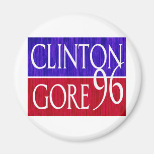 Clinton Gore 96 Afgesteld ontwerp Magneet