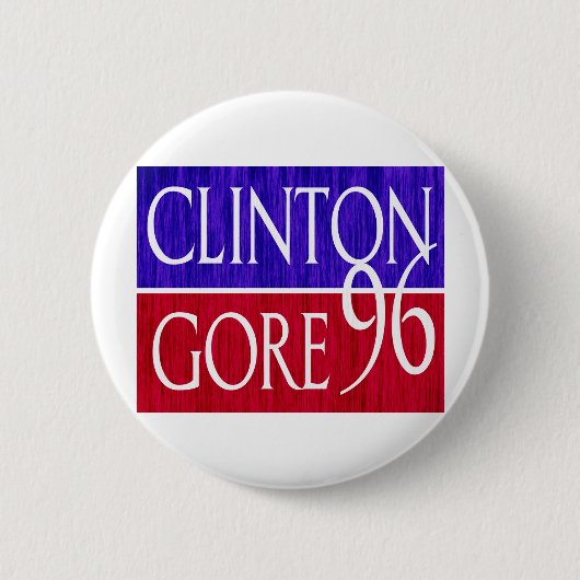 Clinton Gore 96 Afgesteld ontwerp Ronde Button 5,7 Cm (Voorkant)