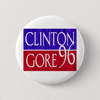 Clinton Gore 96 Afgesteld ontwerp Ronde Button 5,7 Cm