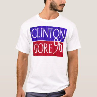 Clinton Gore 96 Afgesteld ontwerp T-shirt