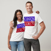 Clinton Gore 96 Afgesteld ontwerp T-shirt (Unisex)