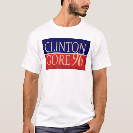 Clinton Gore 96 T-shirt (Voorkant)