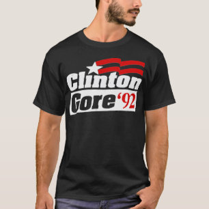 Clinton Gore Shirt  Retro Bill Clinton 92 E