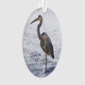 Clinton Heron Ornament (voorkant)