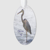 Clinton Heron Ornament (voorkant)