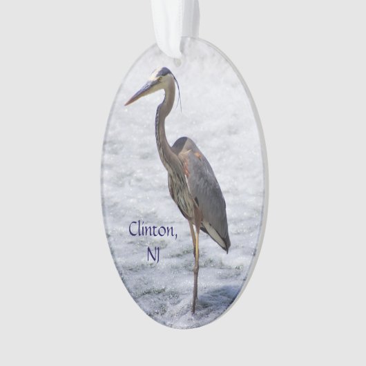 Clinton Heron Ornament (voorkant)