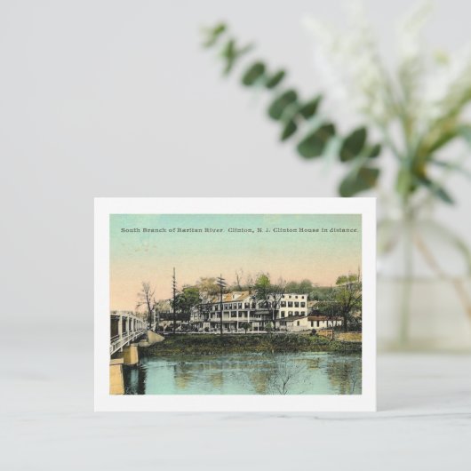 Clinton House, Clinton, NJ  Briefkaart (Staand voorkant)