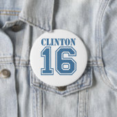 CLINTON IN 2016.png Ronde Button 4,0 Cm (In situ)