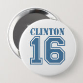 CLINTON IN 2016.png Ronde Button 4,0 Cm (Voorkant /achterkant)