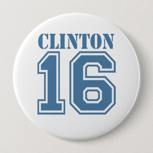 CLINTON IN 2016.png Ronde Button 4,0 Cm (Voorkant)