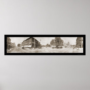 Clinton, Iowa Foto 1907 Poster