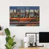 Clinton, IowaLarge Letter ScenesClinton, IA Poster (Thuiskantoor)