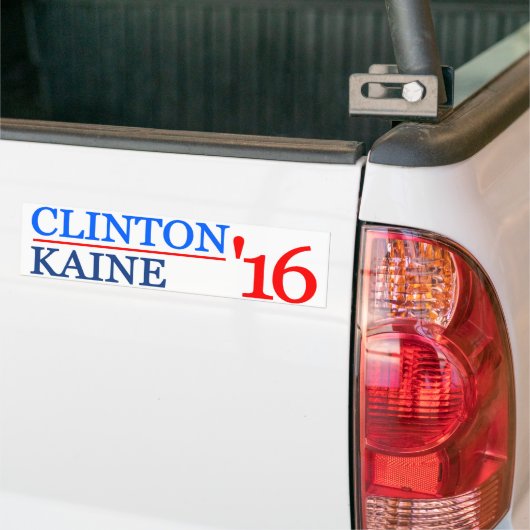 Clinton Kaine 2016 Bumpersticker (Op Truck)