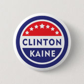Clinton/Kaine Button 2016 (Voorkant)