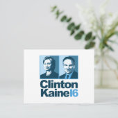 Clinton Kaine for America 2016 Briefkaart (Staand voorkant)