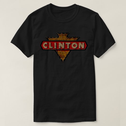 Clinton Kleine Motor  verontrust T-shirt (Design voorkant)