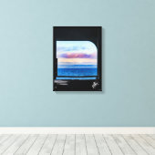 Clinton Mukilteo veerboot Canvas Afdruk (Insitu (Houten vloer))