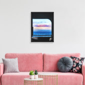Clinton Mukilteo veerboot Canvas Afdruk (Insitu (Woonkamer))