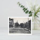 Clinton, New Jersey, Main St, Vintage Briefkaart (Staand voorkant)