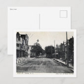 Clinton, New Jersey, Main St, Vintage Briefkaart (Voorkant / Achterkant)