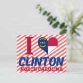 Clinton, North Carolina Briefkaart (Staand voorkant)
