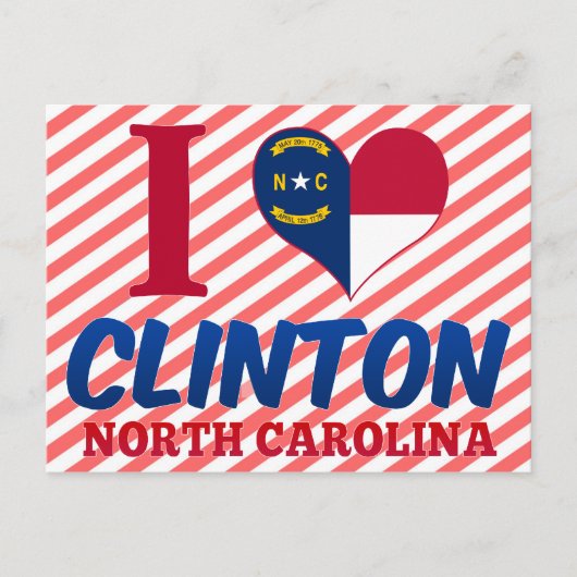 Clinton, North Carolina Briefkaart (Voorkant)