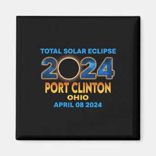 Clinton Ohio Eclipse 2024 totale zonsverduistering Magneet