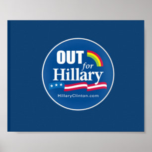 Clinton "Out" Poster Gay