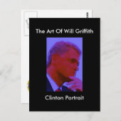 CLINTON PORTRAIT BRIEFKAART (Voorkant / Achterkant)