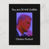 CLINTON PORTRAIT BRIEFKAART (Voorkant)