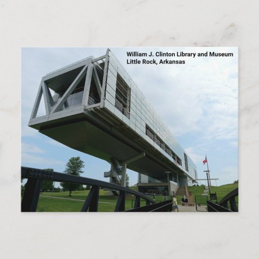 Clinton Presidentiële Bibliotheek en Museum Briefk Briefkaart (Voorkant)
