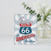 Clinton Route 66  Amerika Oklahoma Briefkaart (Staand voorkant)