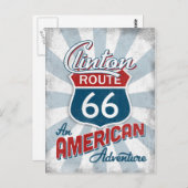 Clinton Route 66  Amerika Oklahoma Briefkaart (Voorkant / Achterkant)