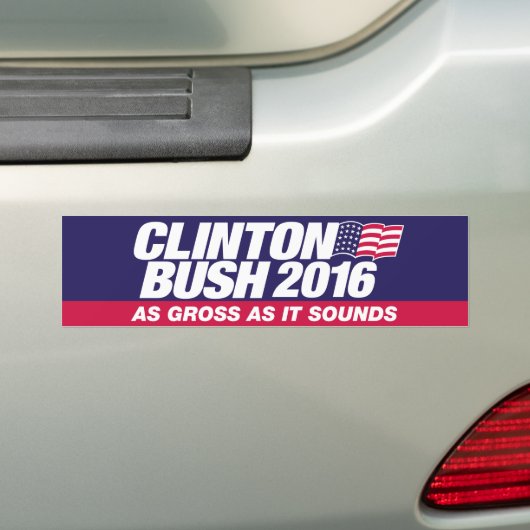 Clinton Struik 2016 Bumpersticker (Op auto)