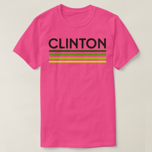 Clinton T-shirt (Design voorkant)