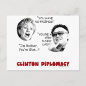 clintondiplomatie3 briefkaart (Voorkant)