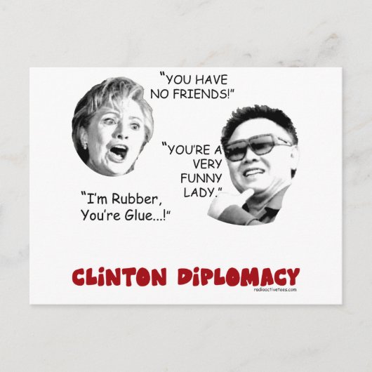 clintondiplomatie3 briefkaart (Voorkant)