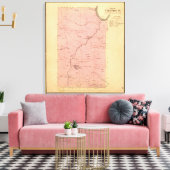 Clintonstad Canvas Afdruk (Insitu (Woonkamer))