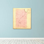 Clintonstad Canvas Afdruk (Insitu (Houten vloer))