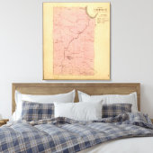 Clintonstad Canvas Afdruk (Insitu (Slaapkamer))