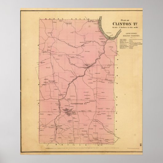 Clintonstad Poster (Voorkant)