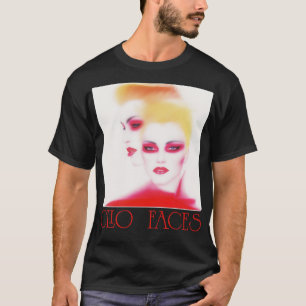 Clio Faces Italo Disco Classic Tribute Design T-shirt